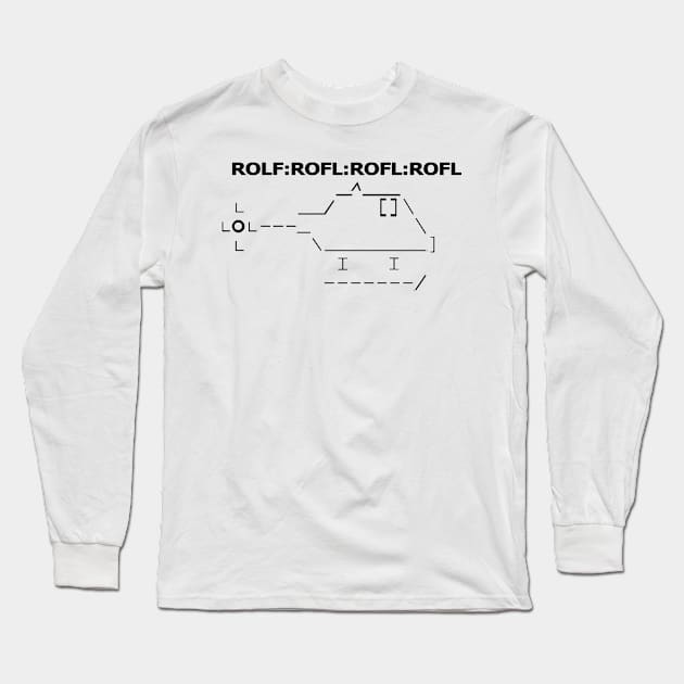 Helicopter Long Sleeve T-Shirt by Faltra